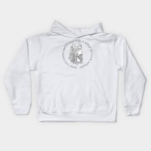 Wolf Noggin Kids Hoodie